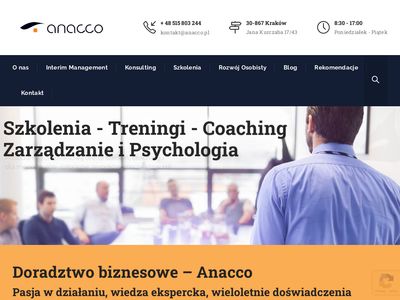 Consulting i doradztwo biznesowe | ANACCO