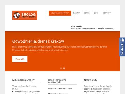 Minikoparka Kraków, usługi minikoparką