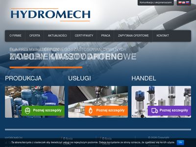 Sprzęt do hydrauliki siłowej - HYDROMECH