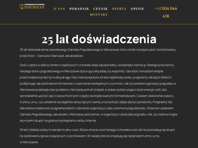 Zakład pogrzebowy Warszawa Ochota - Jakubisiak