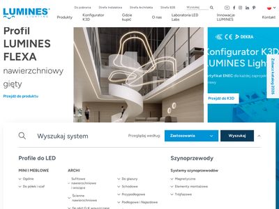 Profile aluminiowe LED | Lumines.pl