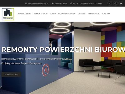 Remonty biur warszawa