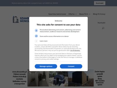 Szamba przydomowe - szambamonolityczne.pl