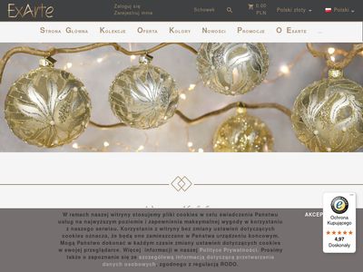 Szklane bombki choinkowe