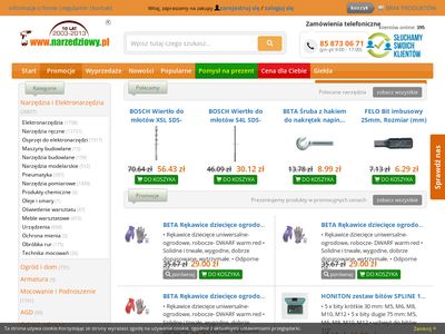 Narzędzia ręczne i elektronarzędzia - Narzedziowy.pl