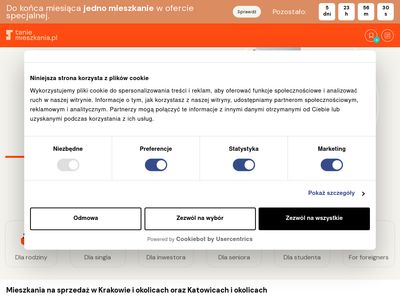 TanieMieszkania.pl | znajdź mieszkanie w Krakowie