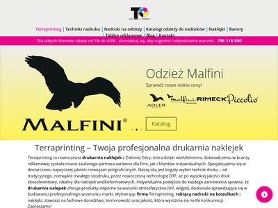 Terraprinting - drukarnia sitodrukowa