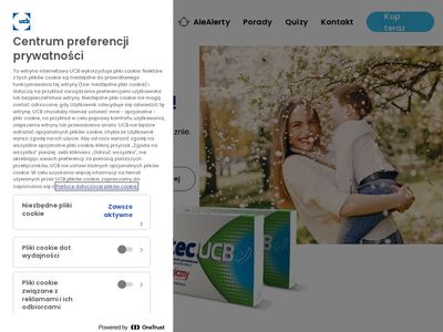 Zyrtec - Kalendarz pylenia