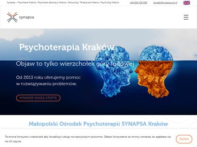 Dobry psychiatra, psycholog Kraków - Synapsa