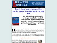 Count Lines the Easy Line Counter and Invoice Program Software