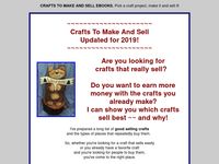 CRAFTS TO MAKE AND SELL EBOOKS. Pick a craft project, make it & sell it!