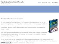 Home Based Recruiting Tips – Tips for recruiting from home