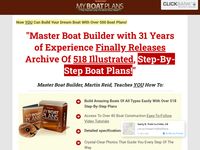 MyBoatPlans® 518 Boat Plans - High Quality Boat Building Plans - Learn How To How To Build A Boat Now