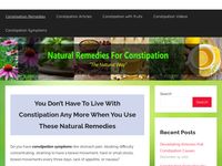 Stop Constipation with Natural Remedies