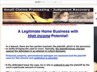 Judgement Recovery Business Course - Small Claims Processing Course