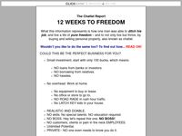 12 Weeks To Freedom by Gordon Jay Alexander