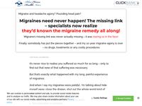 My Manic Migraine cb - Blue Heron Health News