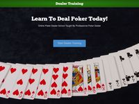 Online Poker Dealer School