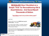 Battery Reconditioning 4 You - How To Recondition Death Batteries