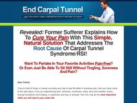 End Carpal Tunnel: Cure Your Carpal Tunnel Syndrome/RSI
