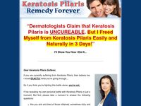 Keratosis Pilaris Remedy Forever  - How to Free Yourself From Keratosis Pilaris Forever!