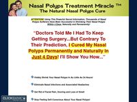 Nasal Polyps Treatment Miracle™ - The Natural Nasal Polyps Cure