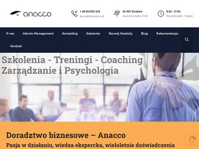 Anacco - szkolenia biznesowe i coaching
