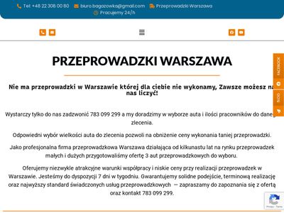 Przewóz towarów Warszawa
