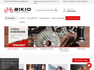 Akcesoria rowerowe - bikio.pl