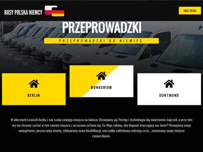 Wytyczone trasy busów Polska-Niemcy-Europa
