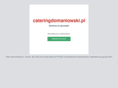 Catering domaniowski - Radom