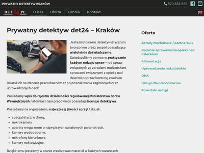 Prywatny detektyw Kraków - det24.pl