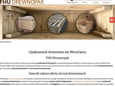 www.drewnopak.eu Skrzynie fumigowane