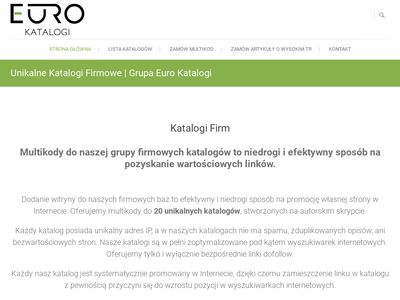 Lista 16 Katalogów Firm | Grupa EuroKatalogi.pl