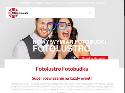 Nowość - Fotolustro na wesele i imprezy okolicznościowe