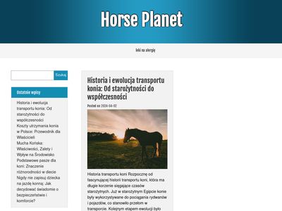 Horseplanet.pl - i wiesz więcej