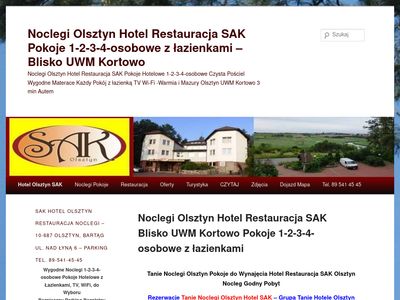 Hotel Olsztyn Restauracja SAK Noclegi Mazury