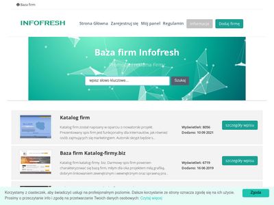 Infofresh.pl baza i katalog firm