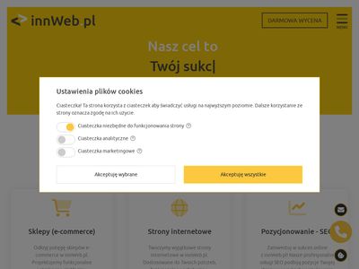 InnWeb.pl - projektowanie stron internetowych, ulotki, wizytówki, reklama jasło