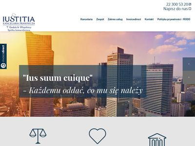 iustitia.com.pl Obsługa prawna Warszawa
