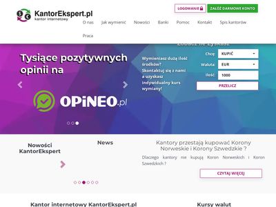 Kantor Internetowy Wymiana Walut Online - KantorEkspert.pl