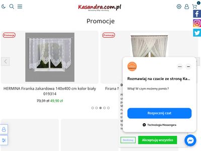 Sklep internetowy Kasandra firanki
