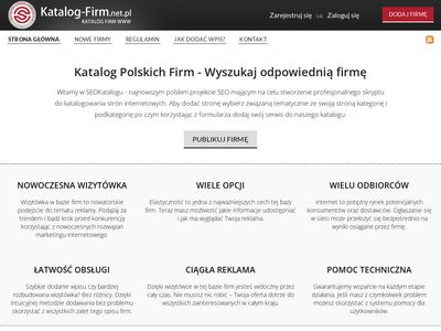 Katalog firm - ogólnopolska baza