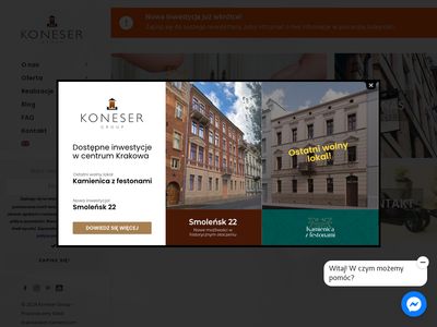 Koneser Group - Renowacja kamienic i sprzedaż nieruchomości Kraków