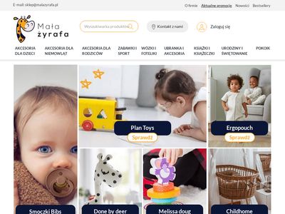 Akcesoria dla niemowląt - malazyrafa.pl
