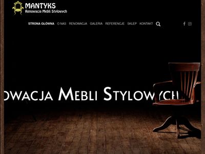 MANTYKS.PL - Renowacja Mebli Stylowych Warszawa