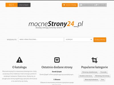 Mocnestrony24.pl - katalog SEO