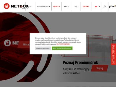 Opakowania kartonowe, usługi poligraficzne Poznań - Producent opakowań kartonowych Netbox