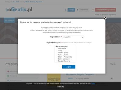 oGratis.pl - darmowe ogłoszenia serwis