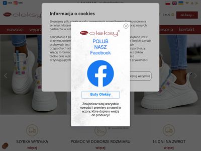 Polskie buty damskie i męskie sklep online - oleksy.pl